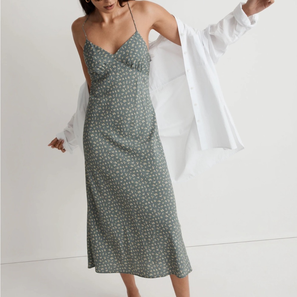 Madewell Layton floral midi dress